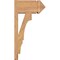 Ekena Millwork Balboa Arts & Crafts Smooth Outlooker, Western Red Cedar, 7 1/2"W x 14"D x 26"H OUT08X14X26BOA03SWR - alternate 4
